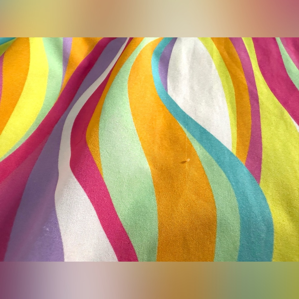 SHEIN Multicolor Wave Midi Dress size large - Picture 8 of 11